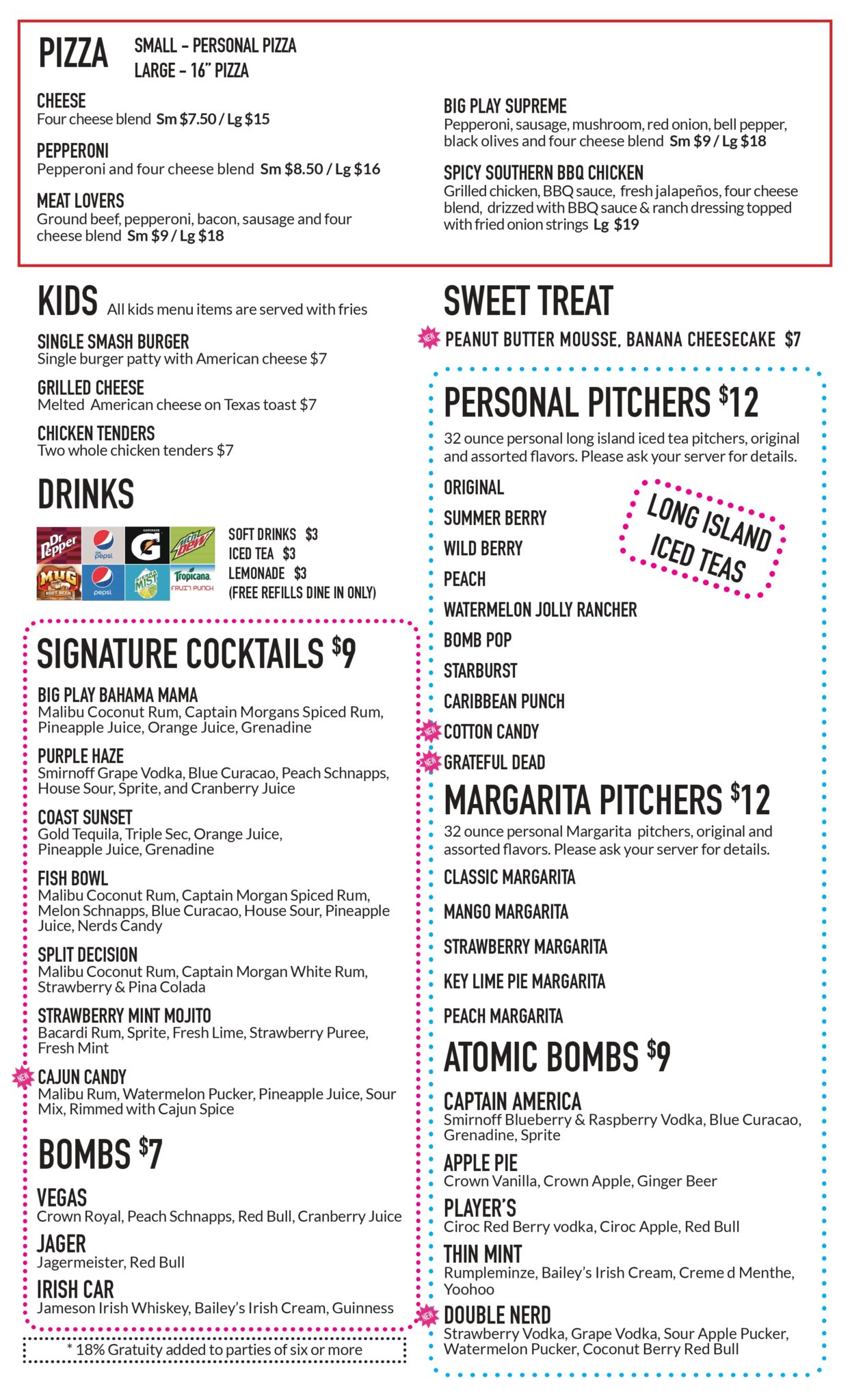 Eat & Drink Big Play Entertainment Center Biloxi